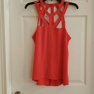 bcbg strappy sleeveless top